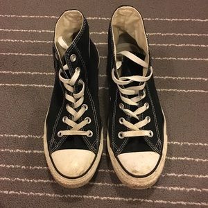 Black converse high tops